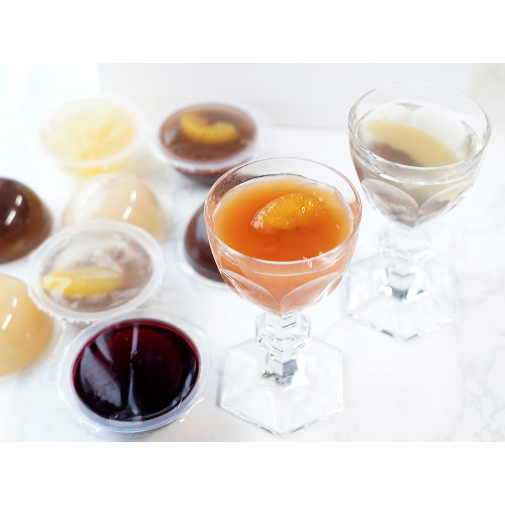 「shirokane sweets TOKYO」涼菓 フルーツゼリー&フルーツあんみつゼリー(20個GiftBOX)