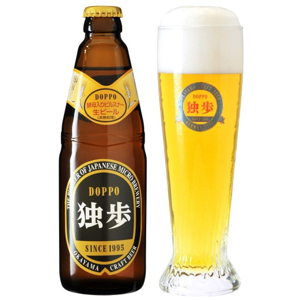 独歩ビール4種類8本&独歩専用ミックスナッツ1袋セット