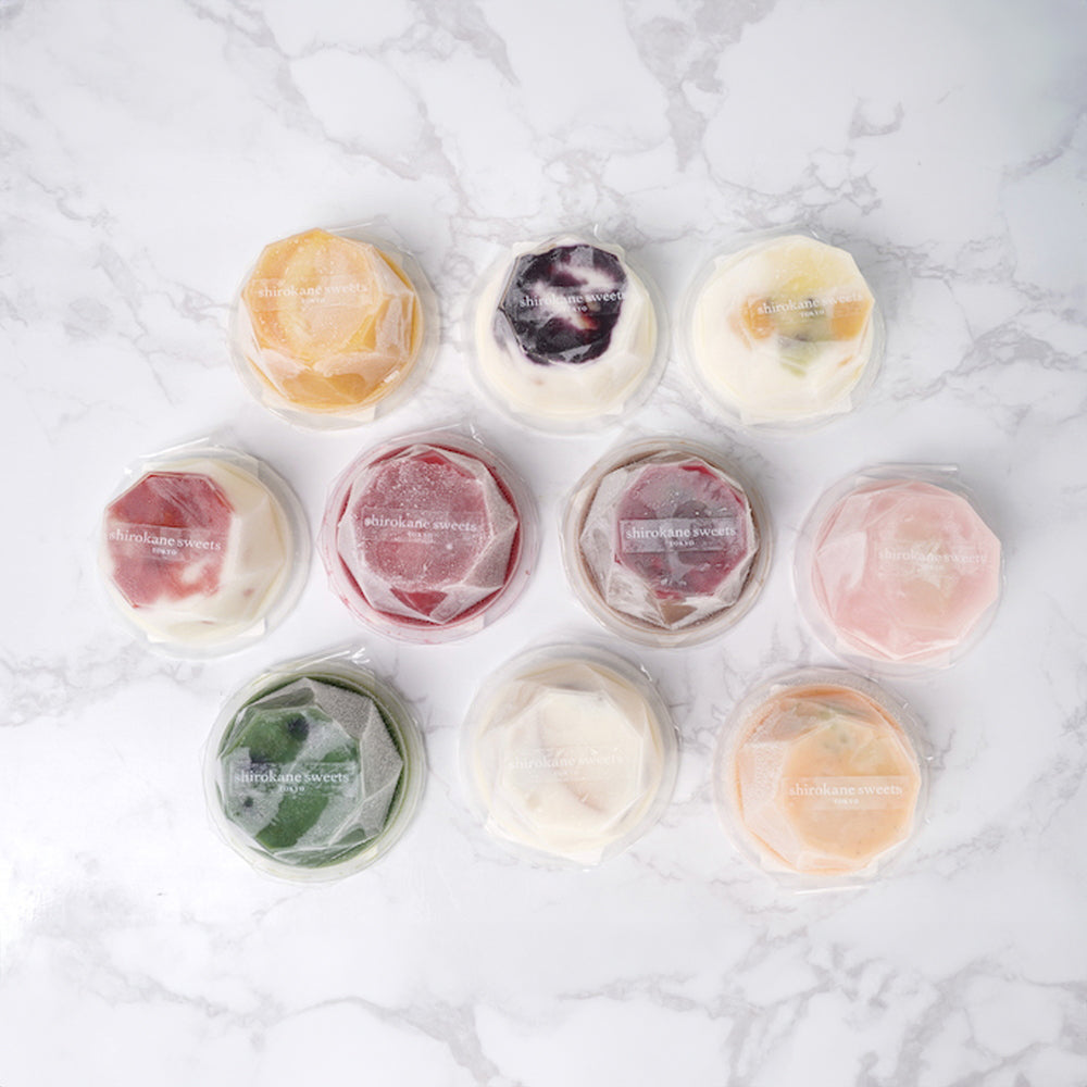shirokane sweets TOKYOプレミアム手作りアイスクリーム フルーツヨーグルト 3個入り