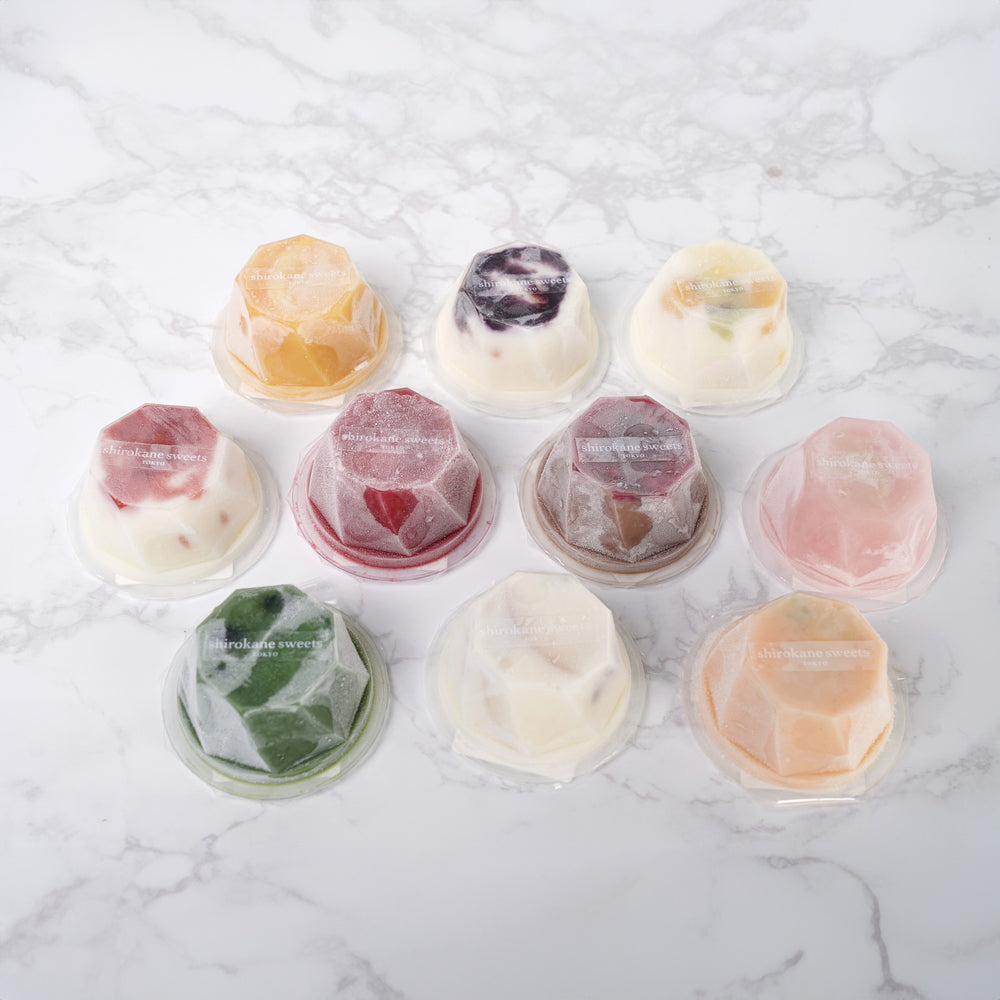 shirokane sweets TOKYOプレミアム手作りアイスクリーム フルーツバニラ 3個入り