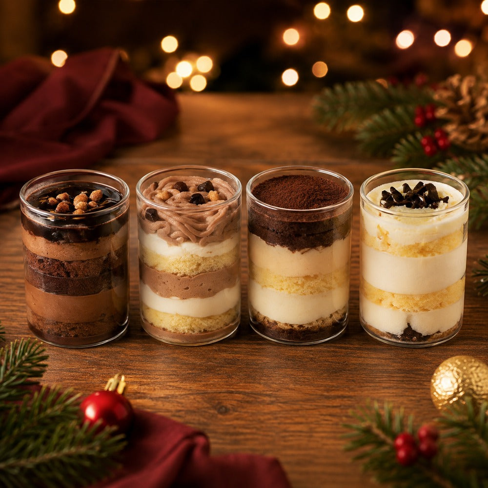 shirokane sweets TOKYO 白金グラスケーキ ショコラクリスマス限定 4種食べ比べセット