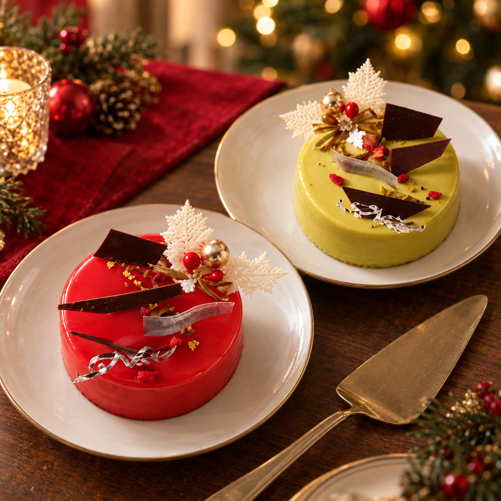 shirokane sweets TOKYO 白金クリスマスデュオ 2種食べ比べ(ピスターシュ&フランボワーズ)