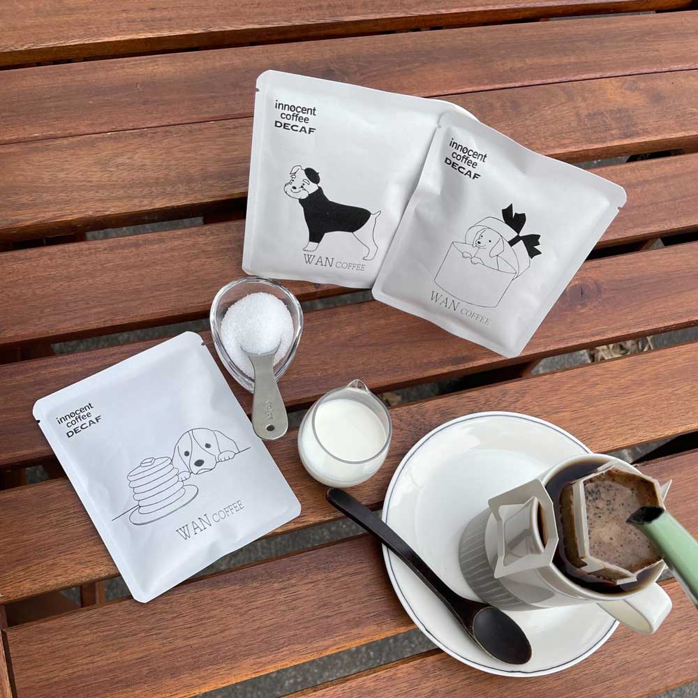 デカフェコーヒー専門 イノセントコーヒー WAN coffeeドリップバッグセット 10pc