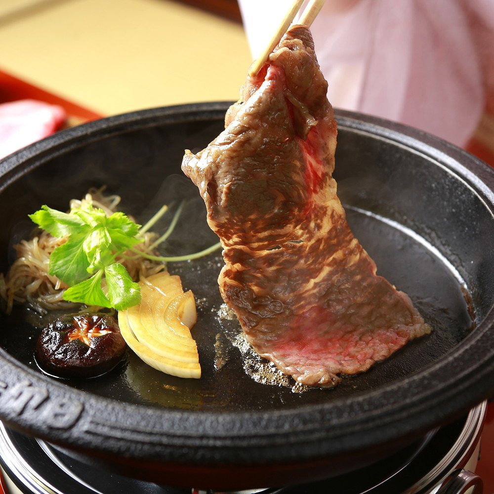 人形町 すき焼き割烹「日山」山形牛サーロインすき焼