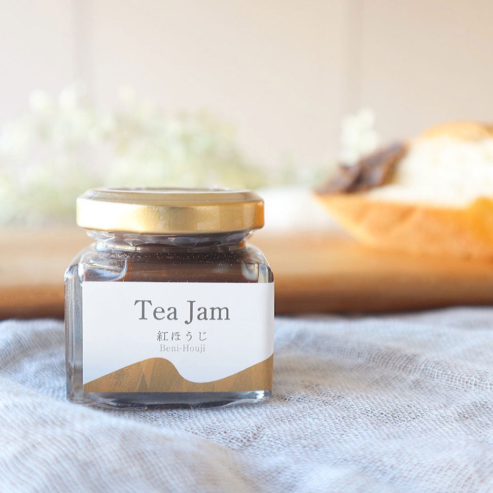 お茶と、暮らしと ほうじ茶ティーバッグ缶+Teaミルクジャム 2種各45g(紅ほうじ茶・ほうじ茶)