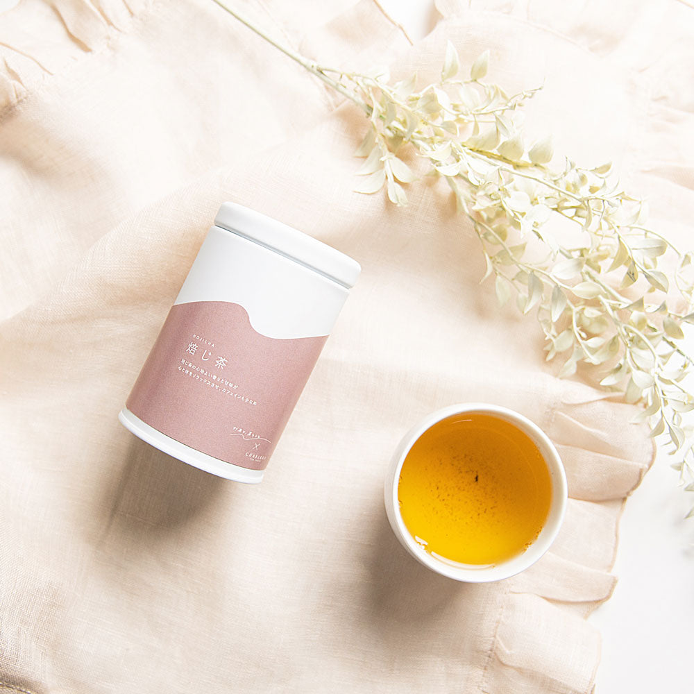 お茶と、暮らしと ほうじ茶ティーバッグ缶+Teaミルクジャム 2種各45g(紅ほうじ茶・ほうじ茶)