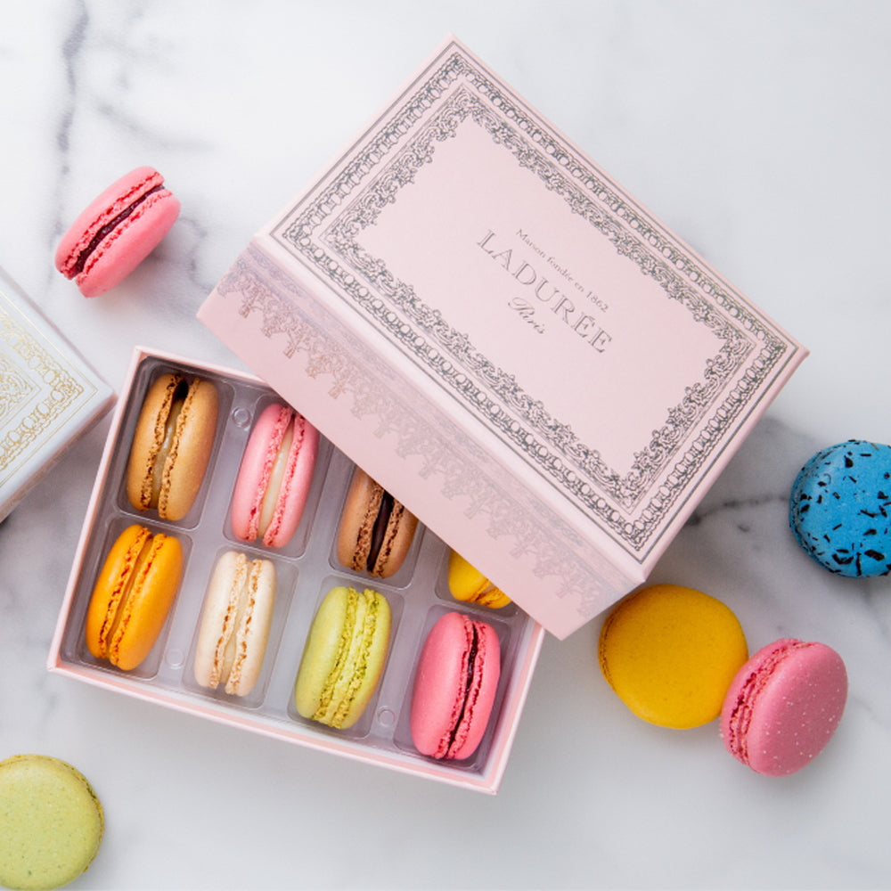LADUREE(ラデュレ)ナポレオンⅢローズ マカロン 8個入