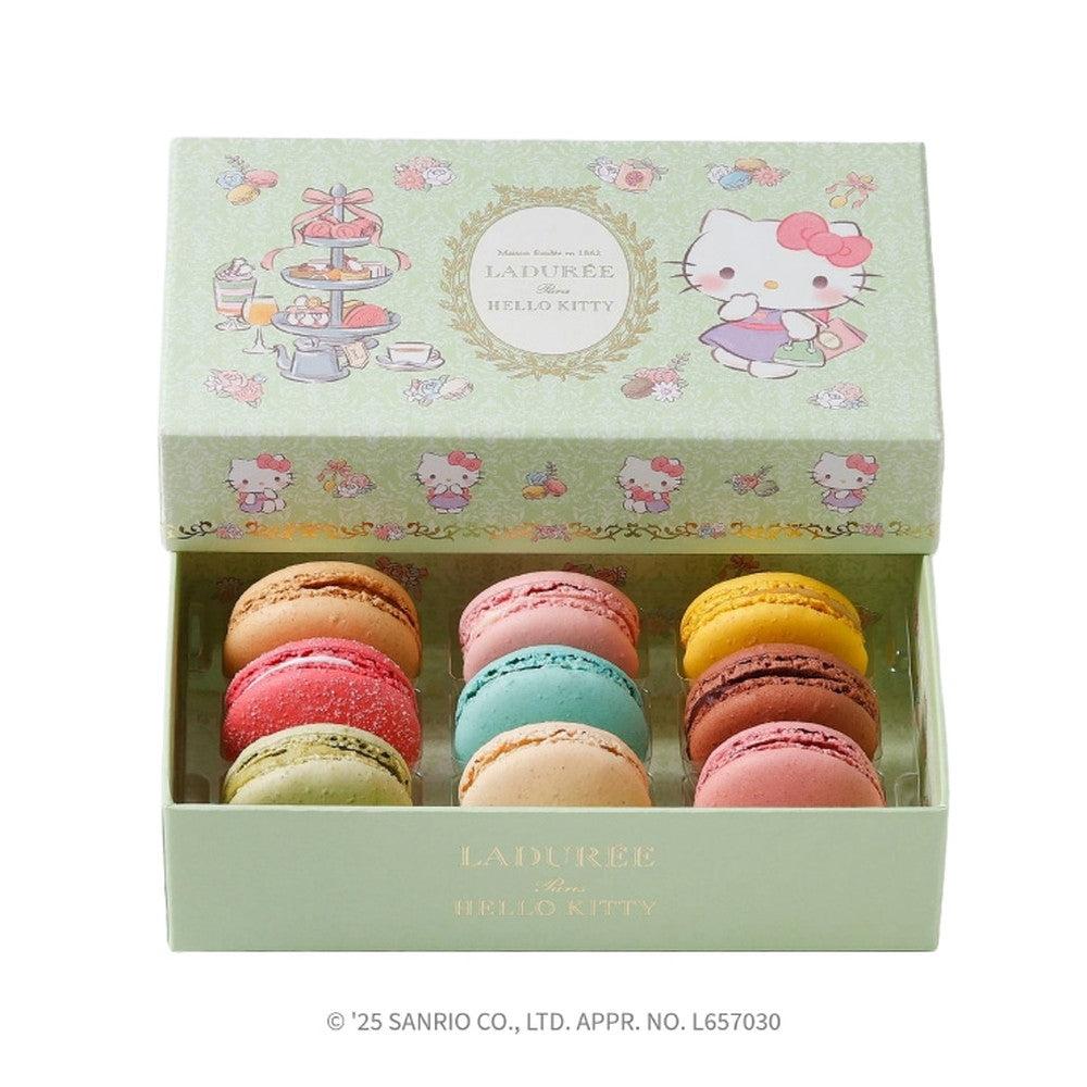 【数量限定】LADUREE(ラデュレ)ハローキティ マカロン9個入り