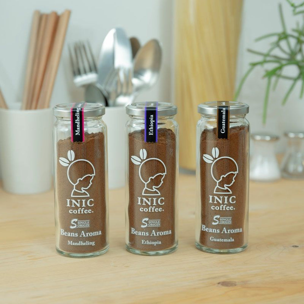 INIC coffee ドリップドコーヒーパウダー ビーンズアロマ スペシャルボックス 001(55gx3本)