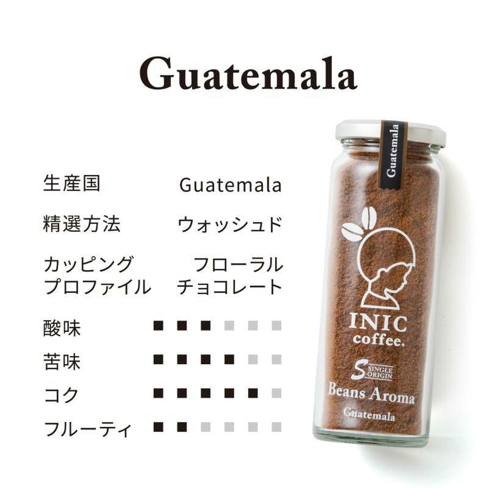 INIC coffee ドリップドコーヒーパウダー ビーンズアロマ スペシャルボックス 001(55gx3本)