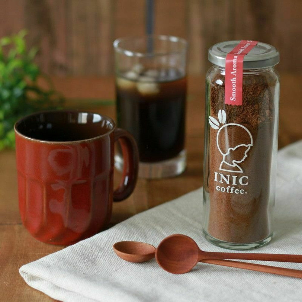INIC coffee ドリップドコーヒーパウダー 定番2種飲み比べ ボトルセット(スムースアロマ・モーニングアロマ)