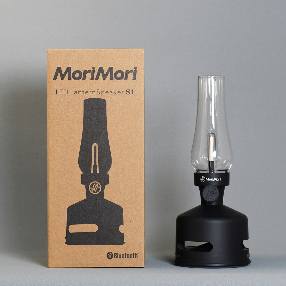 「MoriMori」 S1 PANTERA ブラック(LEDランタンスピーカー)