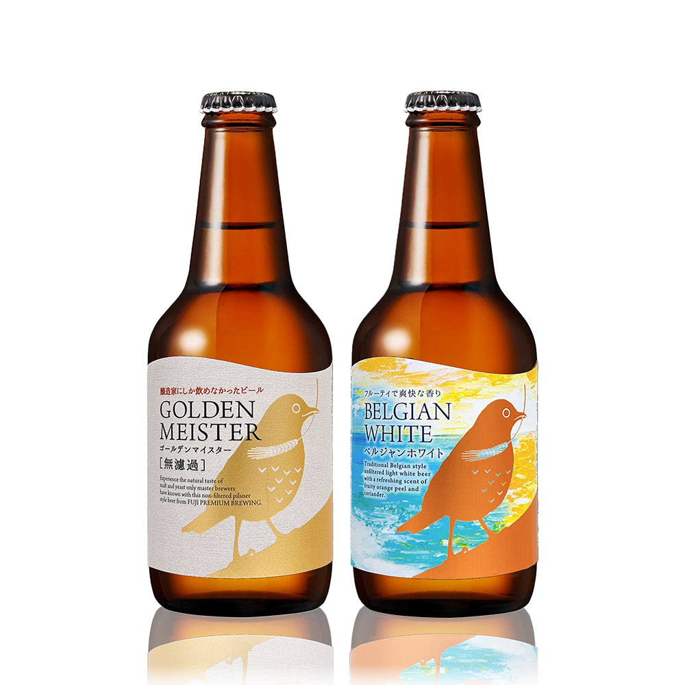 FUJI PREMIUM BREWING ラガー・ホワイト飲み比べセット(2本)