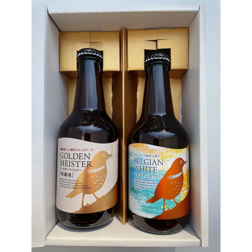 FUJI PREMIUM BREWING ラガー・ホワイト飲み比べセット(2本)