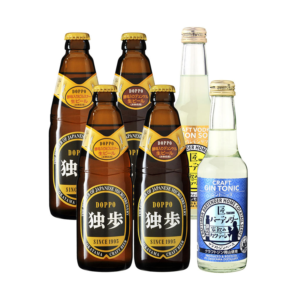 独歩ビール&クラフトサワーセット 6本