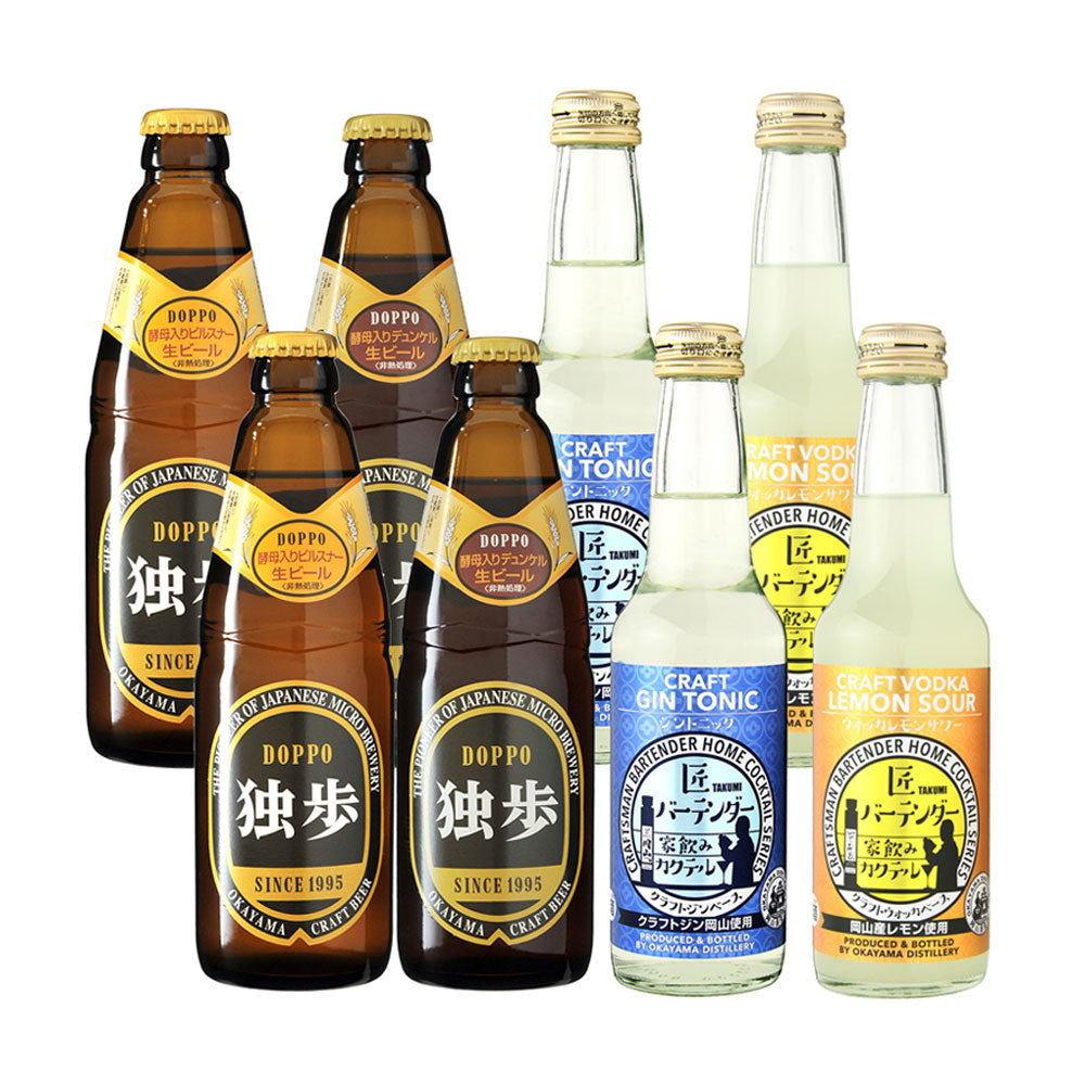 独歩ビール&クラフトサワーセット8本セット
