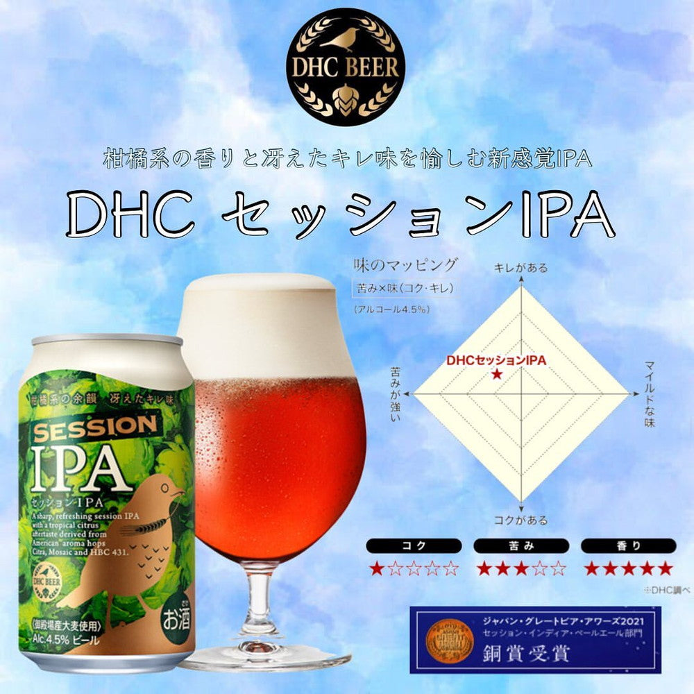 DHCビール バラエティセット(3缶・3瓶セット)