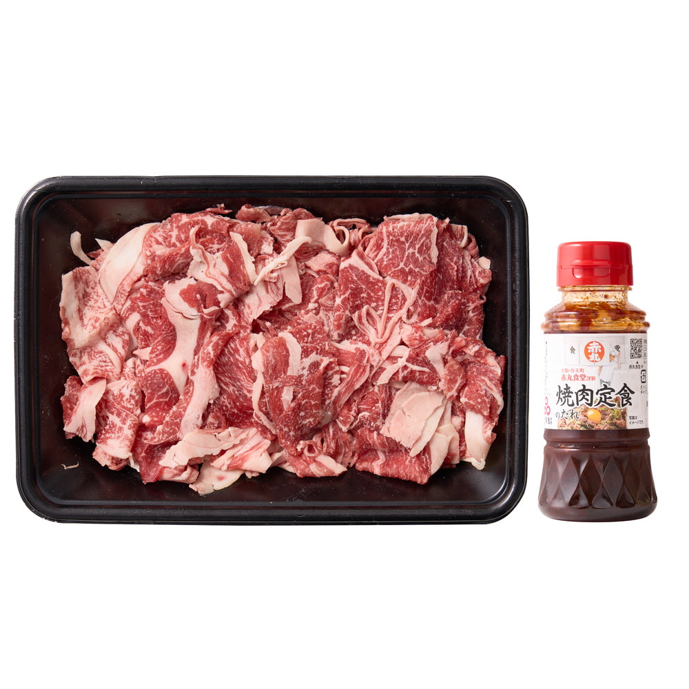 昭和20年創業　大阪「赤丸食堂」の焼肉定食200g