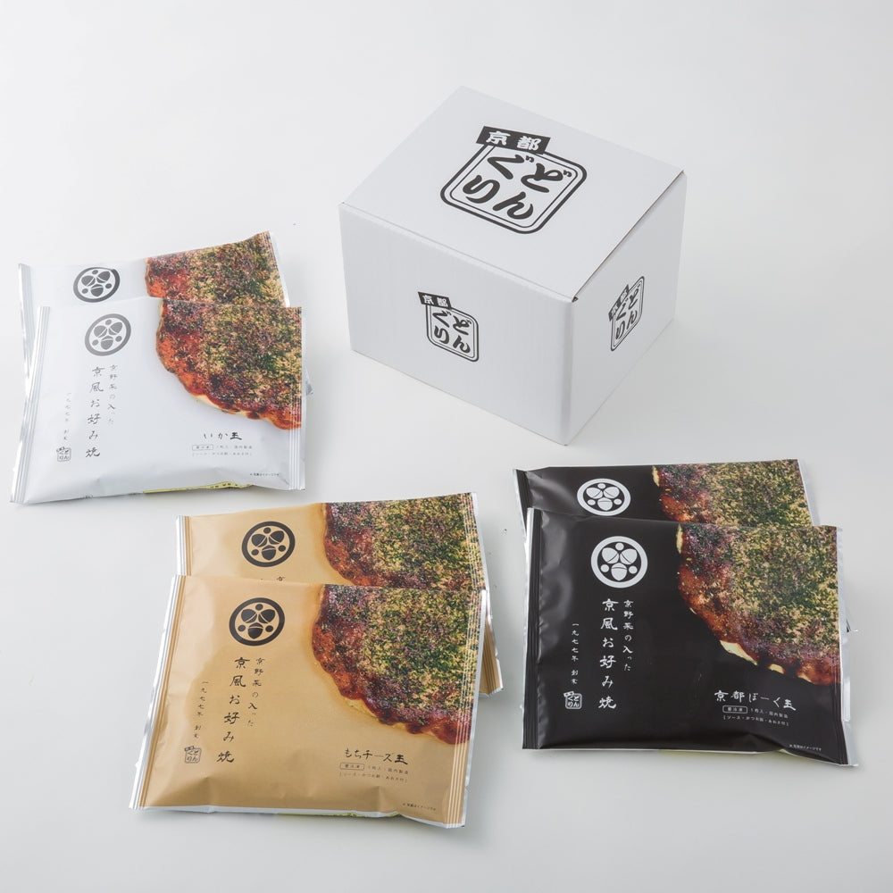 昭和52年創業　「京都どんぐり」 京野菜の入った京風お好み焼
