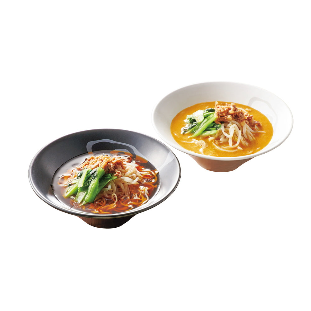 創業30余年　京都 「楽仙樓」　京の黒酢麺と担々麺食べ比べ 3食