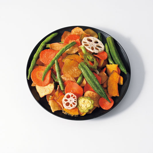 豆徳　野菜チップス缶　7種の野菜