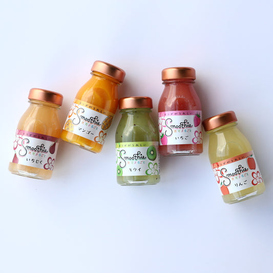 和歌山県 「ふみこ農園」　フルーツスムージー5種飲み比べ（10本）