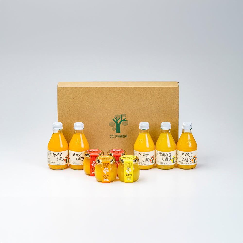 明治30年創業 「伊藤農園」　100％ピュアジュース4種＆ジュレ3種
