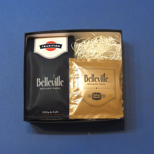 Belleville(ベルヴィル)5種ディップスタ
イルコーヒーバッグ&コーヒー⾖セット