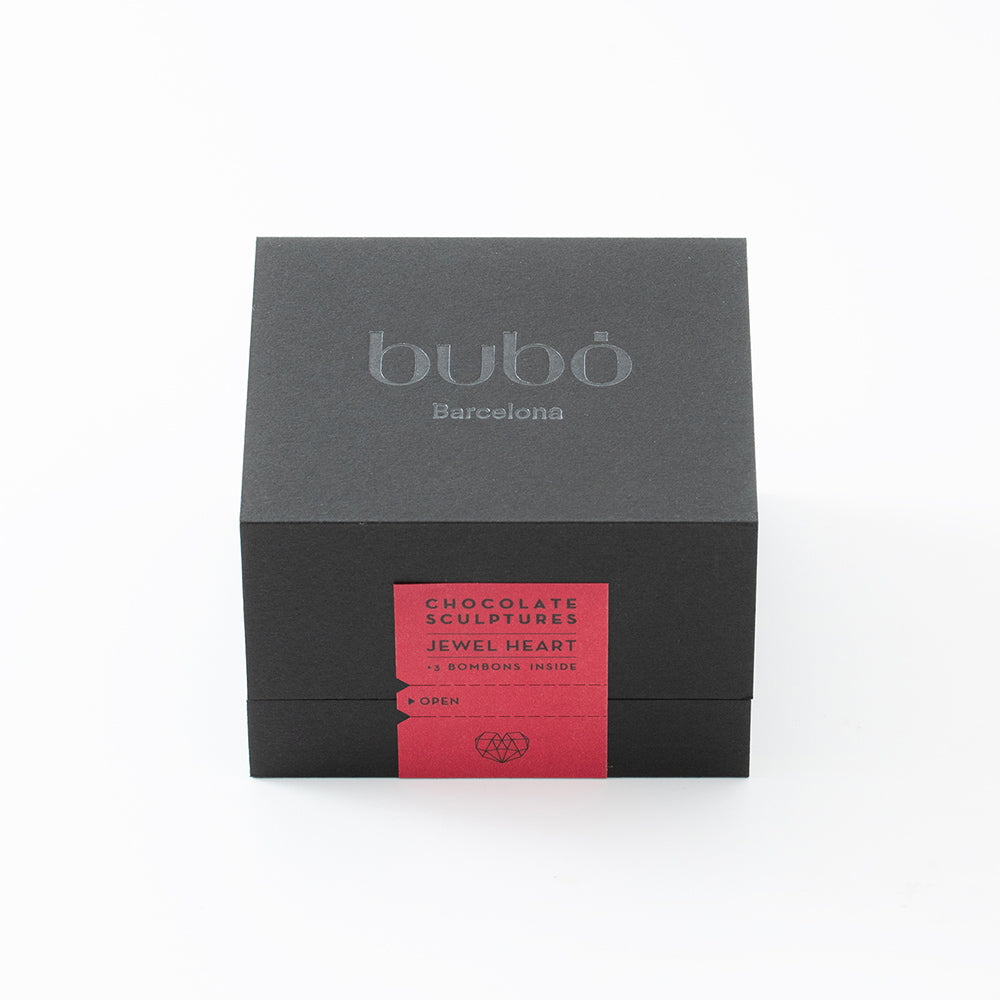 ブボ・バルセロナ　チョコスカルプチャー　ジュエル　ハート