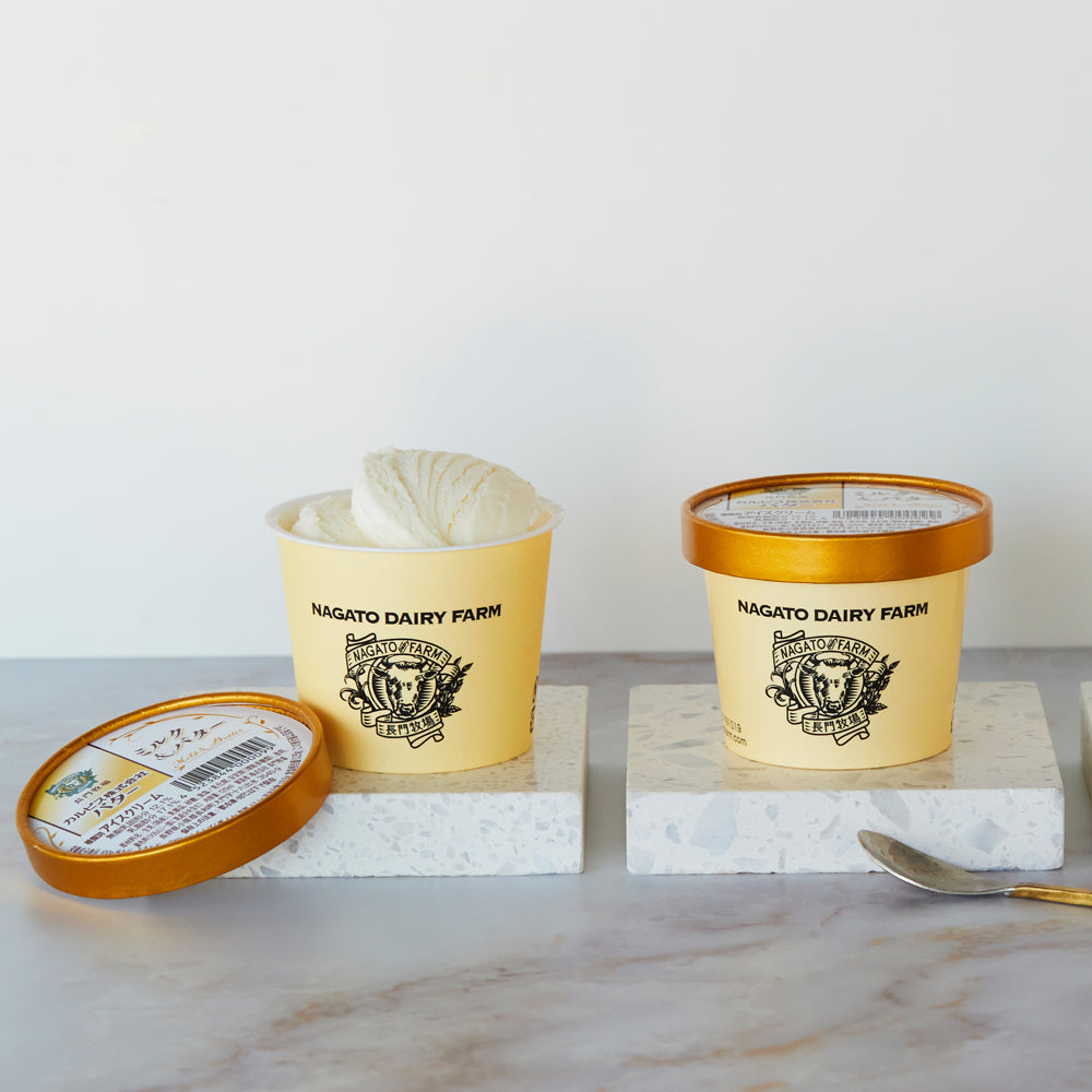 長門牧場「カルピス(株)バター」アイスクリーム　ミルク＆バター７個