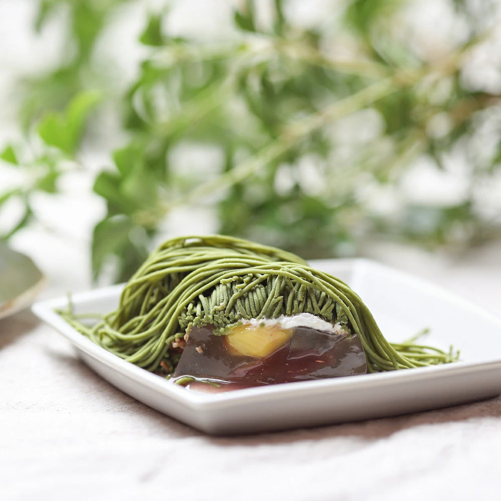 高級和栗モンブラン専門店「いも栗カボチャ」　百万石水晶+日本茶水晶 セット