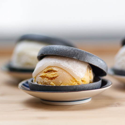 高級和栗モンブラン専門店「いも栗カボチャ」　百万石最中大福ジェラート（3個）