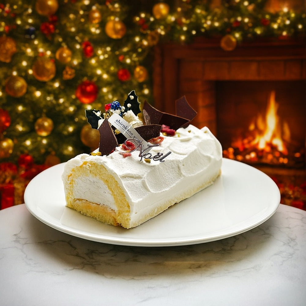 白金スイーツ　白金ブッシュドノエル（プレーン）