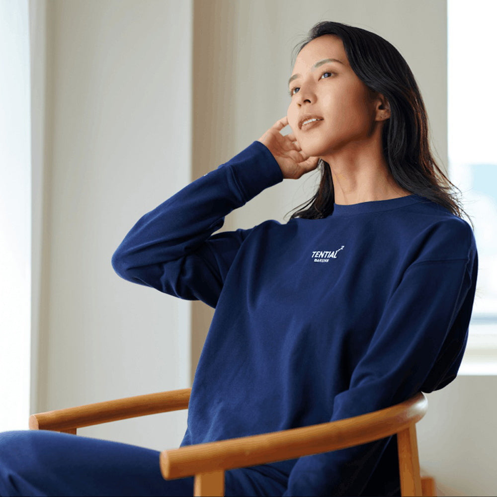 【一般医療機器】リカバリーウェアBAKUNE スウェット上下　ネイビー（Unisex XS）