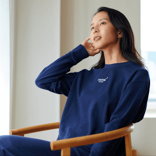 【一般医療機器】リカバリーウェアBAKUNE スウェット上下　ネイビー（Unisex XS）