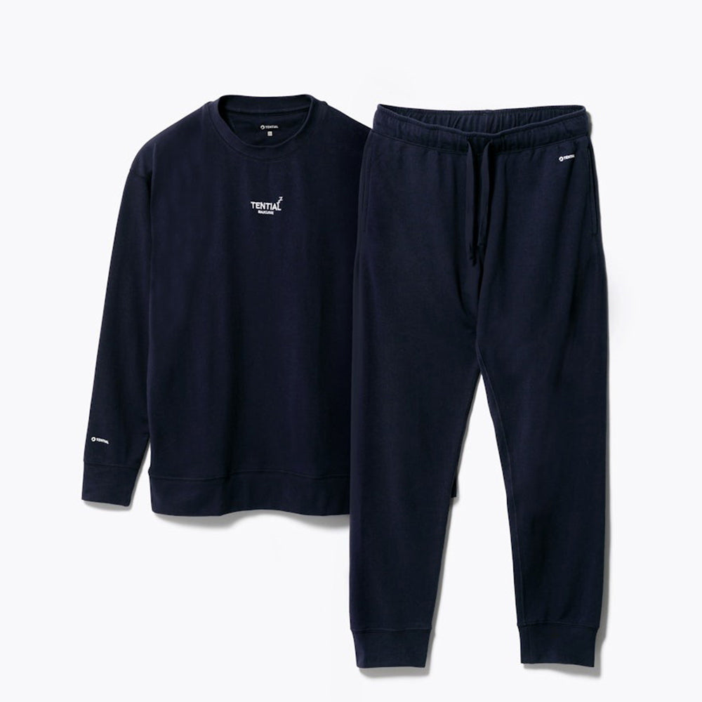 【一般医療機器】リカバリーウェアBAKUNE スウェット上下　ネイビー（Unisex XS）