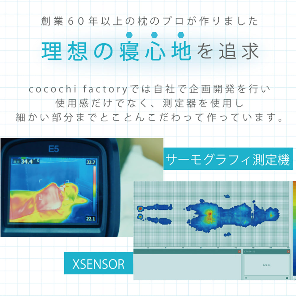 cocochi factory　ひんやりフィットする熟睡枕 Lupo