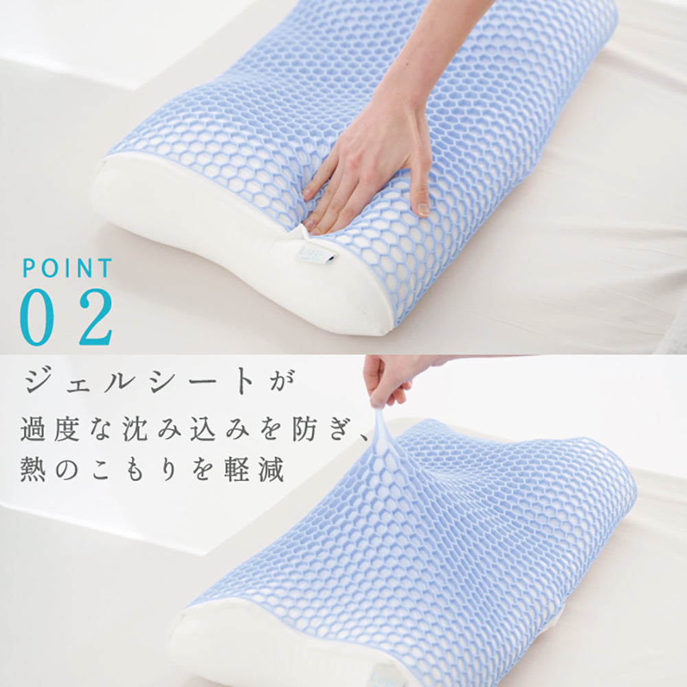 cocochi factory　ひんやりフィットする熟睡枕 Lupo