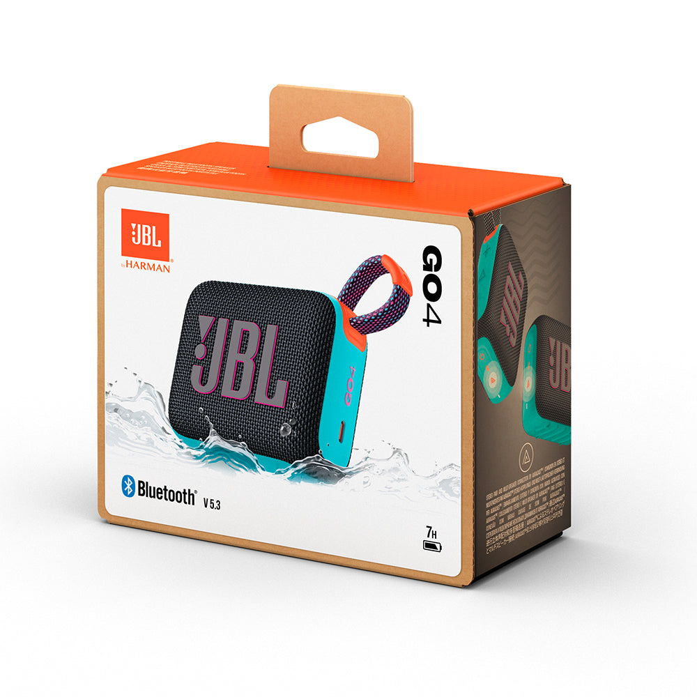 JBL　ウルトラポータブルBluetoothスピーカーGo 4　FUNKY BLACK