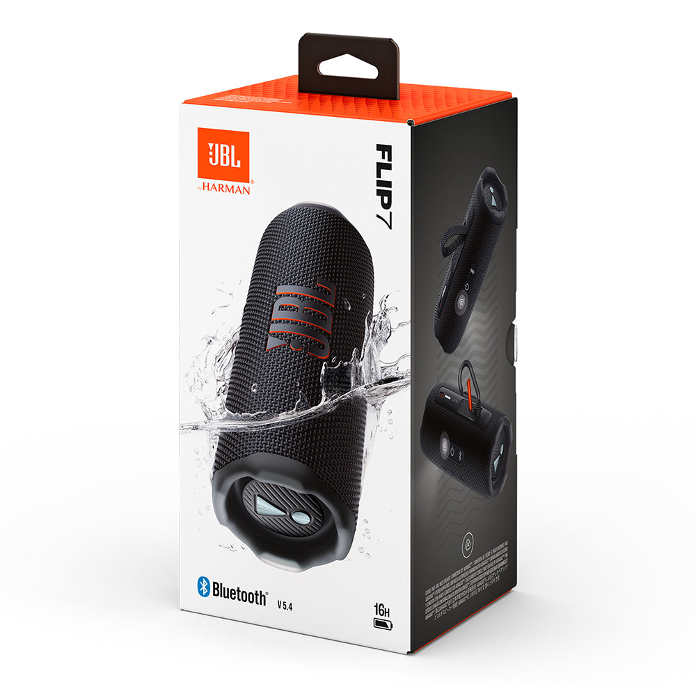 JBL　防水ポータブルスピーカーFLIP 7Black