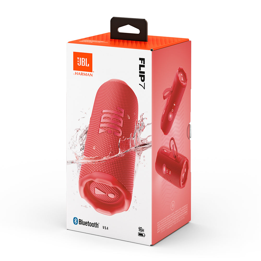 JBL　防水ポータブルスピーカーFLIP 7Red