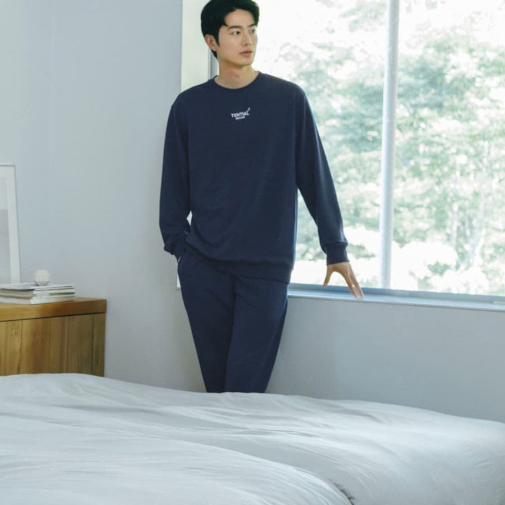 リカバリーウェア BAKUNE スウェット 上下 ネイビー (Men'S_M)