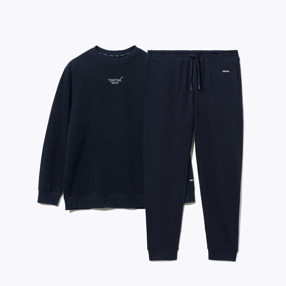 リカバリーウェア BAKUNE スウェット 上下 ネイビー (Men'S_L)