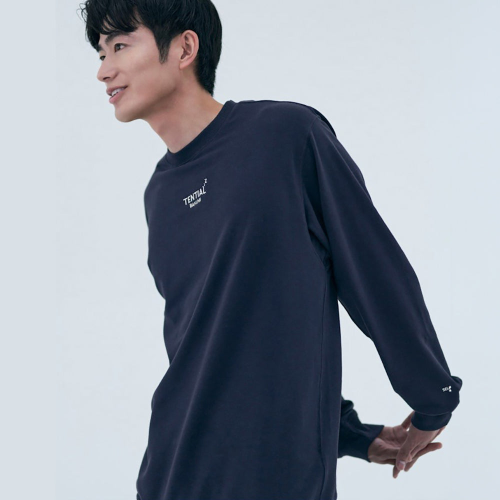 リカバリーウェア BAKUNE スウェット 上下 ネイビー (Men'S_XL)