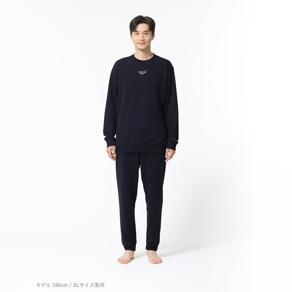 リカバリーウェア BAKUNE スウェット 上下 ネイビー (Men'S_2XL)