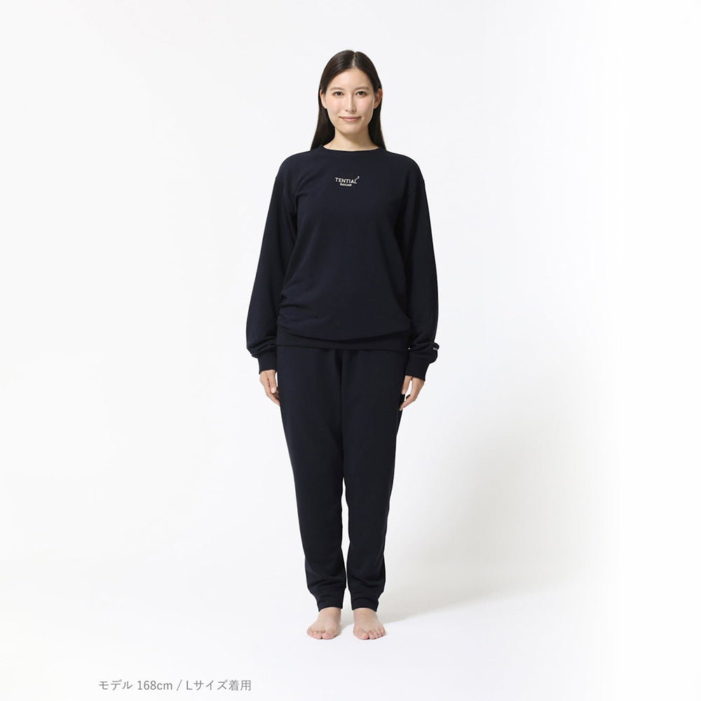 リカバリーウェア BAKUNE スウェット 上下 ネイビー (Women’s_S)