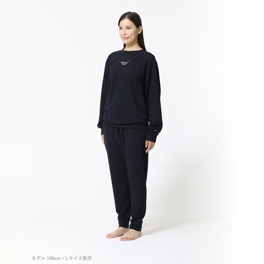 リカバリーウェア BAKUNE スウェット 上下 ネイビー (Women’s_S)