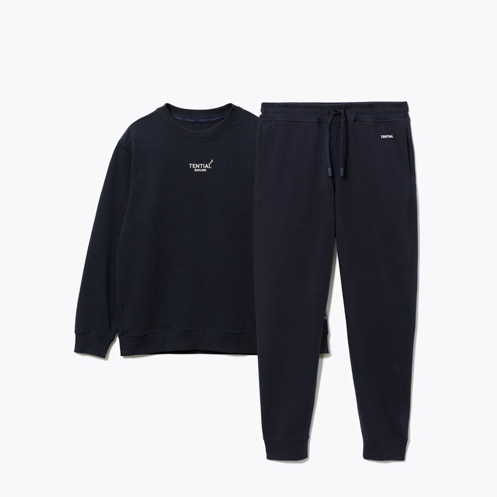 リカバリーウェア BAKUNE スウェット 上下 ネイビー (Women’s_L)