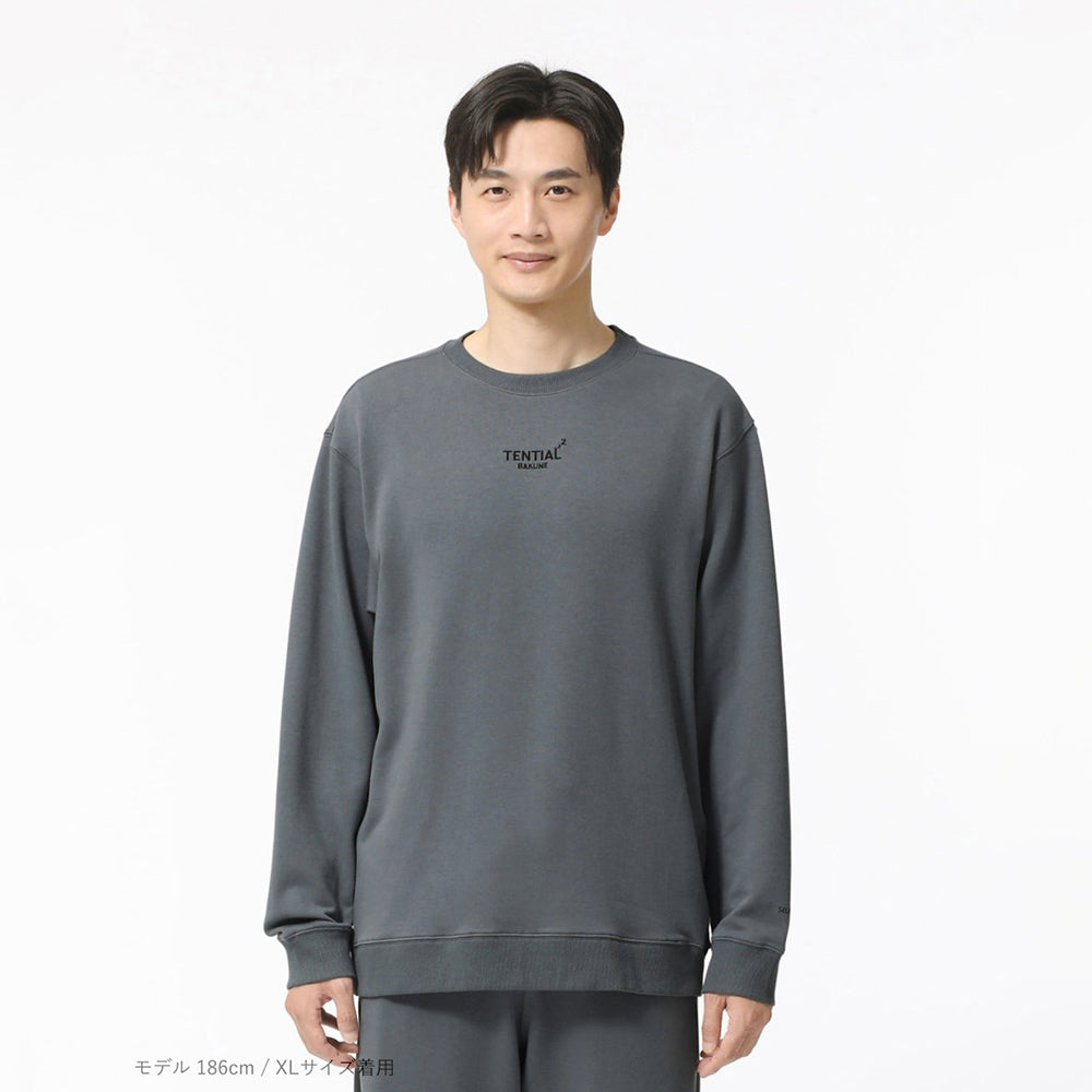 リカバリーウェア BAKUNE スウェット 上下 ダークグレー (Men'S_M)