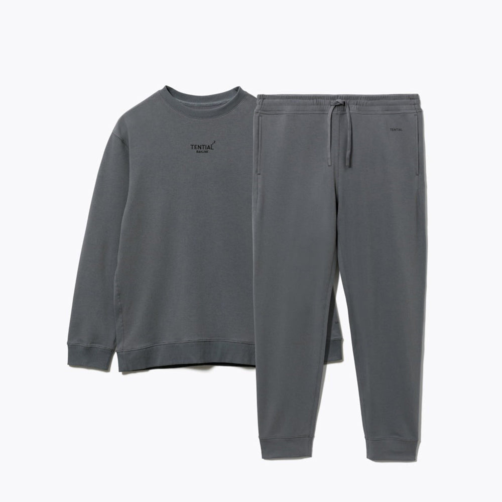 リカバリーウェア BAKUNE スウェット 上下 ダークグレー (Men'S_XL)